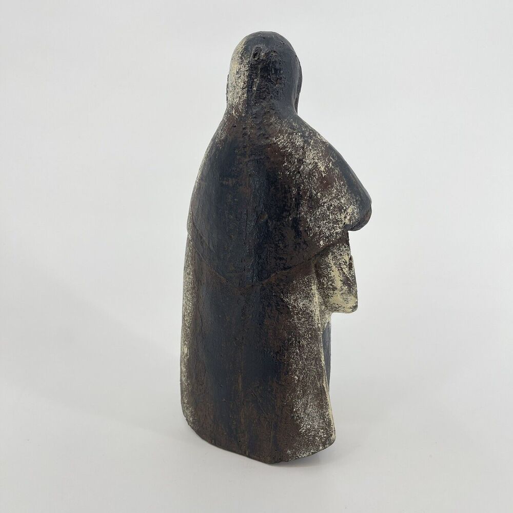 Vintage Nettle Creek Gallery Classics Wood Carved Figurine Woman Saint Religious - Picture 3 of 9